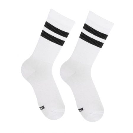 шкарпетки білі з полосками